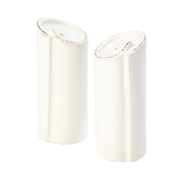 Vietri Lastra White - Salt and Pepper
